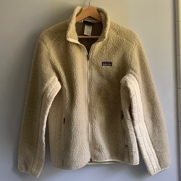 Patagonia Jackets & Blazers - Patagonia vintage tan beige zip up synchilla jacket